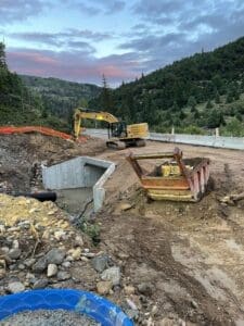 Spillway drainage expansion under sr-14