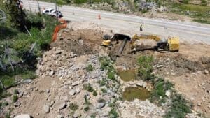 Spillway drainage expansion under sr-14