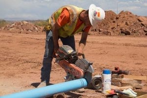GrayHawk Apartments waterline installation