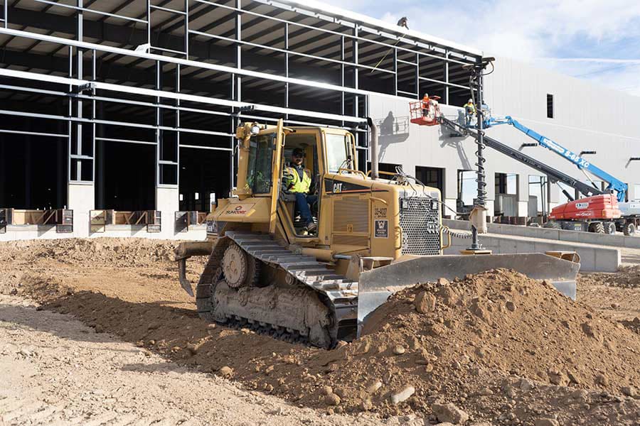 Bulldozer constrcution